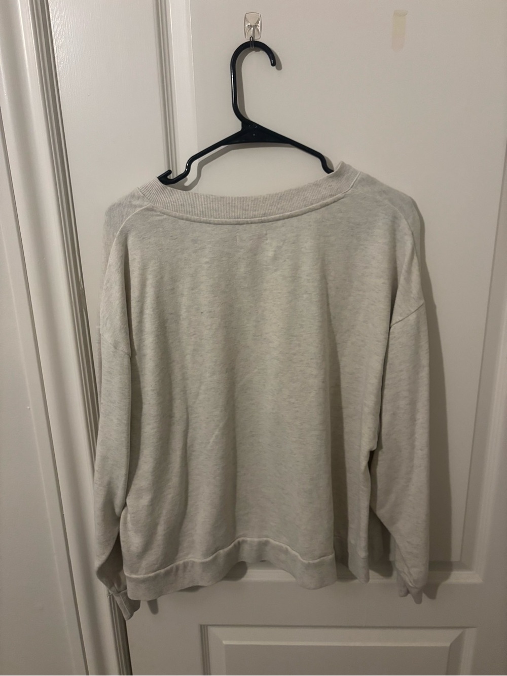 Colsie Cream Ribbed-Neck Pullover - Picture 2 of 3
